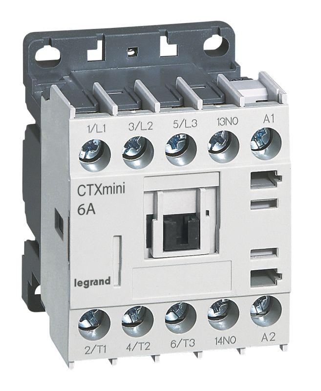 Контактор Legrand CTX-3 3P 6А 1HЗ =24В мини 417011