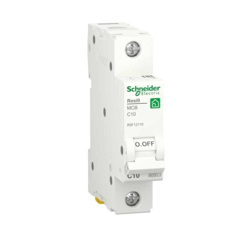 Автоматический выключатель Schneider Electric 1п C 10А Resi9 6000А  R9F12110