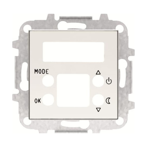 Накладка на терморегулятор ABB SKY, альпийский белый, 2CLA854050A1101