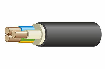 Кабель ВВГнг(А)-LS 3х1,5 круглый с заполнением ГОСТ Конкорд