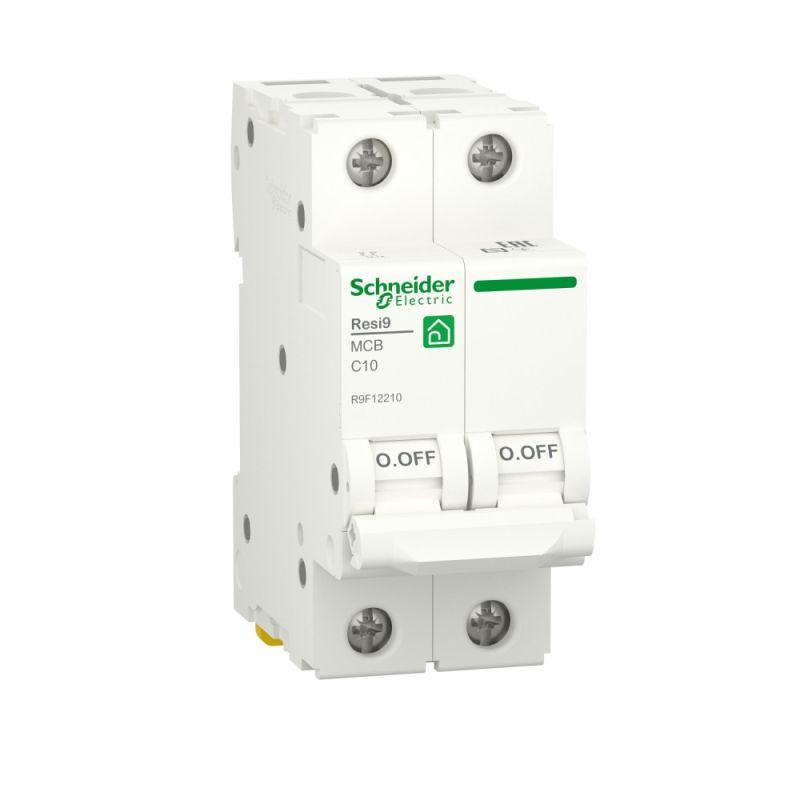 Автоматический выключатель Schneider Electric 2п C 10А Resi9 6000А  R9F12210